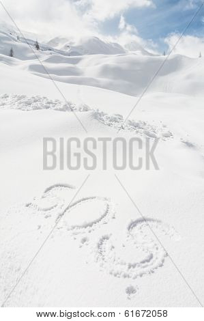 Sos Written In The Snow