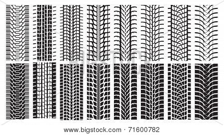 Tire Tracks, trace of the wheel