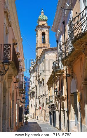 Alleyway. San Severo. Puglia. Italy.