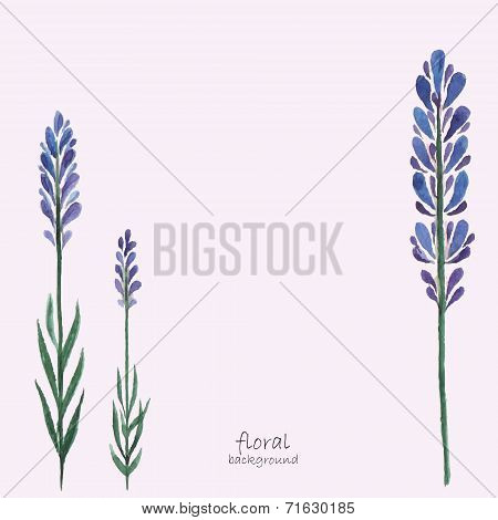 Lavender Watercolor.