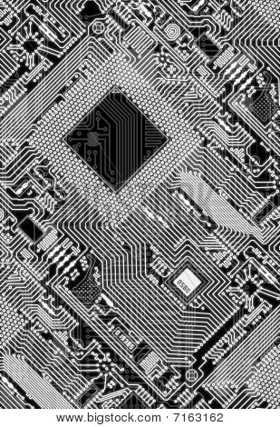 Płytek elektronicznych monochromatyczny tło