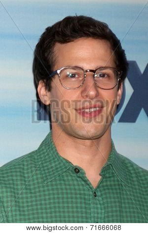 LOS ANGELES - SEP 8:  Andy Samberg at the 2014 FOX Fall Eco-Casino at The Bungalow on September 8, 2014 in Santa Monica, CA
