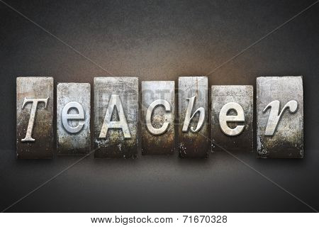 Teacher Letterpress