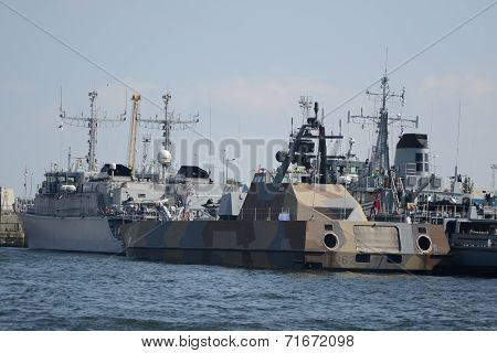 Military ships