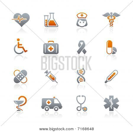 Medicin & hede pleje / / grafit ikoner serie