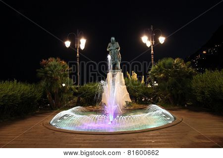 Statue Of Flavio Gioia, Amalfi