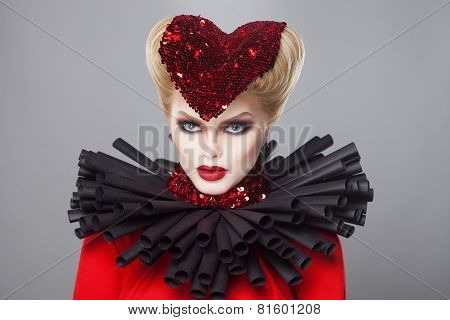 queen of hearts. valentines day