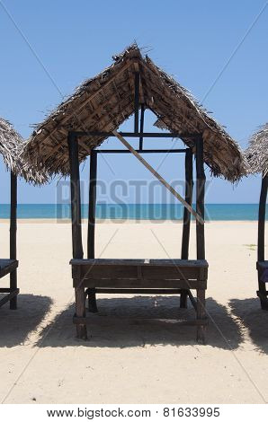 Traditional Sunbed at Whiskey Point, Sri Lanka