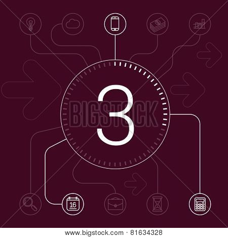 Minimalist vector presentation template design. Editable and sizable friendly.