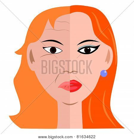 Two Halves Of The Face