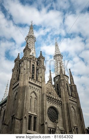 Outside View Of Jakarta Cathedral