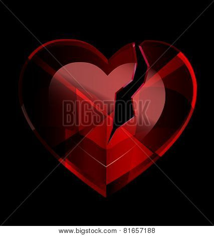 Broken Heart-crystal
