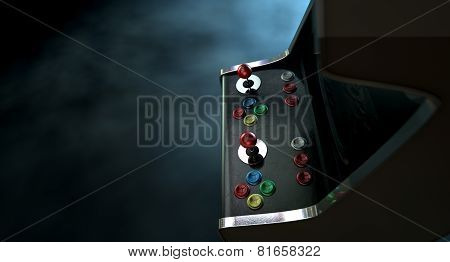 Arcade Machine Dramatic View