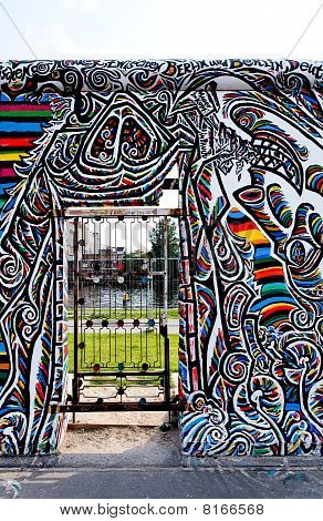 イースト サイド ギャラリーのベルリンの壁