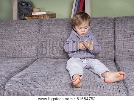 Toddler With Smartphone