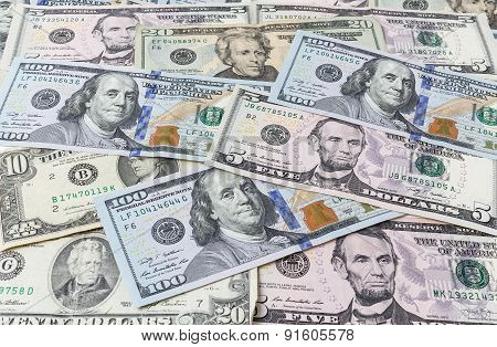 Background From Dollar Bills
