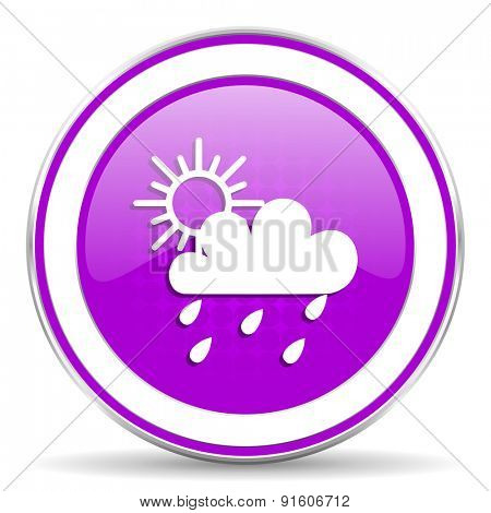 rain violet icon waether forecast sign