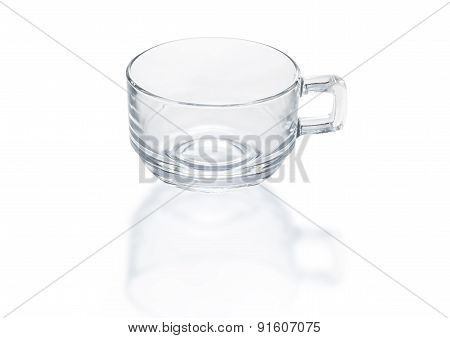 Empty glass isolated
