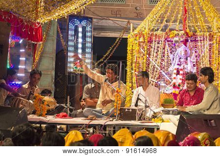 Local Nightly Street Festical In Jodhpur