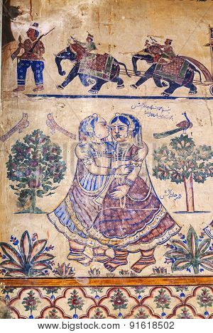 Frescoed Havelis In Bikaner