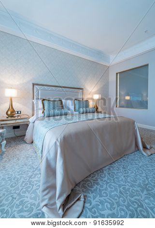 Bedroom room in modern style