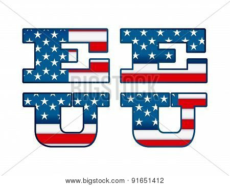 USA design over white background vector illustration