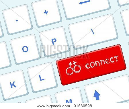 Button. Raster version