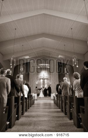 Foto de boda de tiempo antiguo granulada