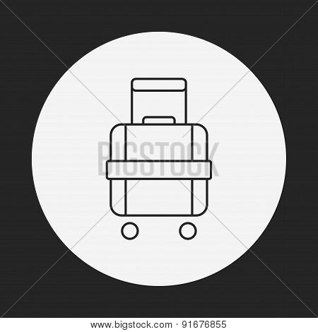 Suitcase Line Icon