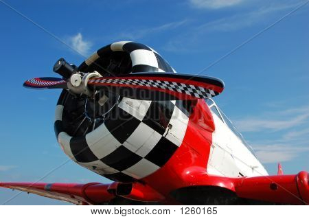 Aeroplano elica stile retrò