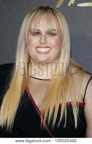 Rebel Wilson at the 2016 MTV Movie Awards held at the Warner Bros. Studios in Burbank, USA on April 9, 2016.