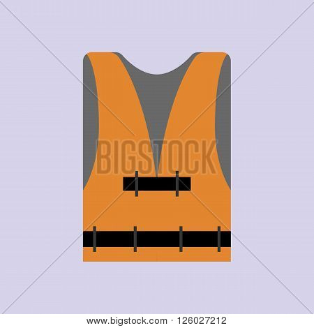 Life Vest Icon. Safety Vest Icon. Vector illustration