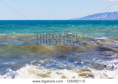 Beautiful sea shore in Cyprus