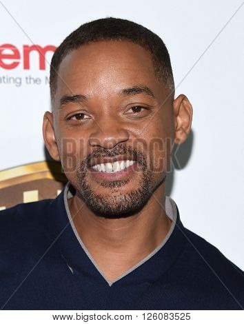 LOS ANGELES - APR 12:  Will Smith arrives to the CinemaCon 2016: Warner Bros. 