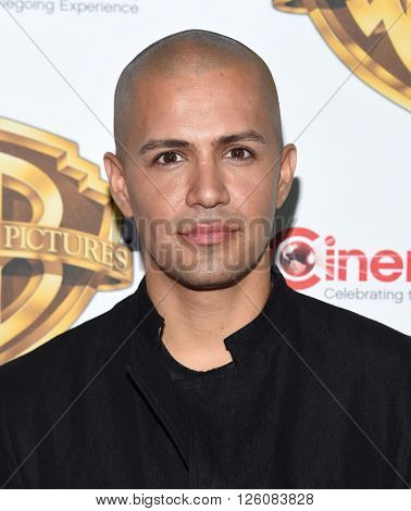 LOS ANGELES - APR 12: Jay Hernandez arrives to CinemaCon 2016: Warner Bros. 