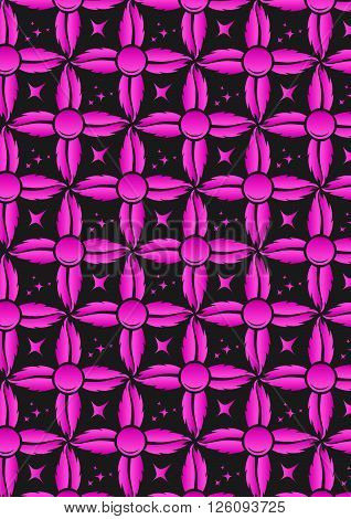 A4 youth modern background with leafs space style