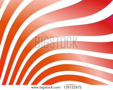 Red Background with wave pattern in diff. Colors