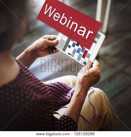 Webinar Website Online Internet Netwotking Concept