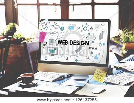 Web Design Technology Browsing Programming Concept