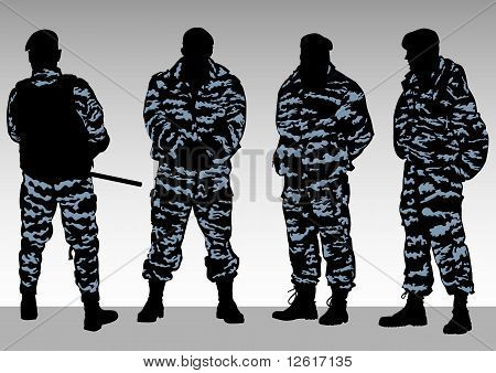 Politipatrulje i camouflage