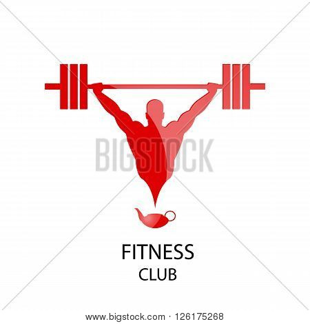 icon fitness club sport style vector illustration