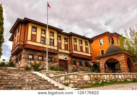 Kutahya, Turkey - April 10, 2016: Museum of Evliya Celebi in Kutahya, Turkey