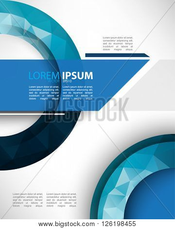 eps10 vector creative polygon elements marketing materials abstract template design