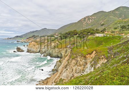 Beach At Garrapata State Park, California