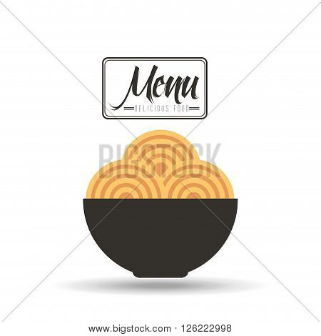 menu delicious food design, vector illustration eps10 graphic
