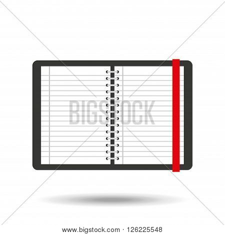 notebook paper design, vector illustration eps10 graphic