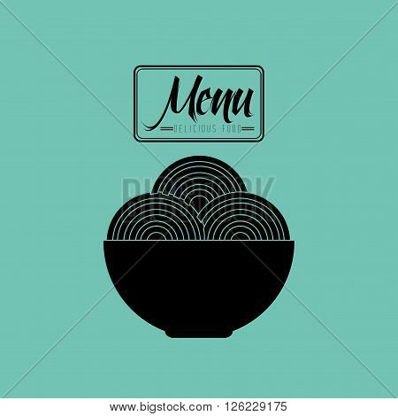 menu delicious food design, vector illustration eps10 graphic