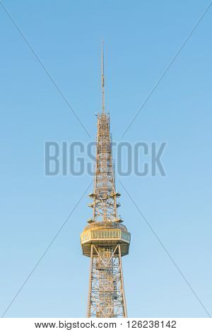NAGOYA, JAPAN - FEB 07: Oasis 21 in Nagoya, Japan on FEB 07, 2016. A shopping complex nearby Nagoya Tower, its large oval glass roof structure floats above ground level