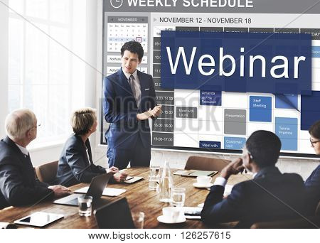 Webinar Website Online Internet Netwoking Concept