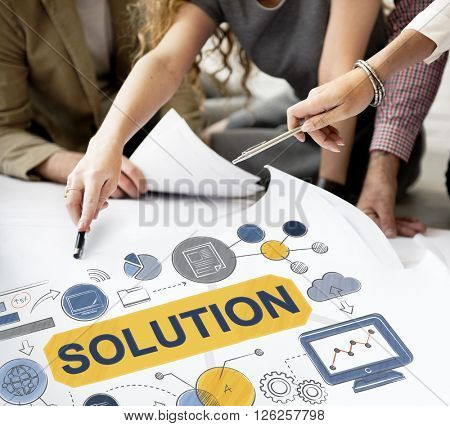 Solution Problem Solving Ideas Strategy Concept